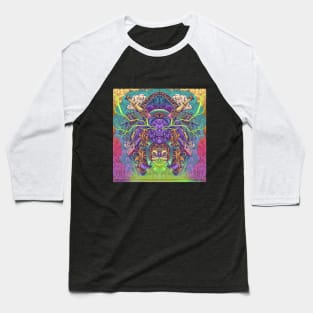 Chinese Dagger Psychedelic Artwork Baseball T-Shirt